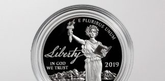 2019 Proof Platinum Eagle Sales Reach 3,225 in First Day Photo of a 2019-W Proof American Platinum Eagle - Obverse