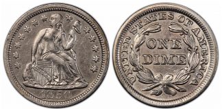 Amazing Silver and Gold Coin Discoveries in S.S. Central America Purser’s Safe Recovered 1850 dime