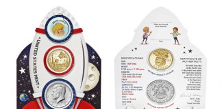 U.S. Mint Rocketship Product Glows In The Dark, Launches Feb. 28 for $9.95 U.S. Mint Rocketship - Front and Back