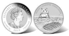 2019 50th Anniversary of the Moon Landing 1oz Silver Bullion Coin
