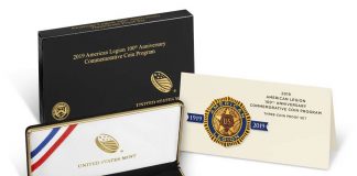American Legion 100th Anniversary Commemorative Coins Released American Legion 100th Anniversary 2019 Three-Coin Proof Set