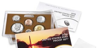 U.S. Mint 2019 Proof Set Purchase Includes Premium ‘W’ Cent U.S. Mint 2019 Proof Set and W Cent