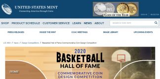 U.S. Mint Announces Basketball Coin Design Competition US Mint Basketball Coin Design Competition