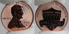 2019-W Reverse Proof Lincoln Cent