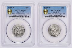 PCGS first Lowell 2019-W quarters