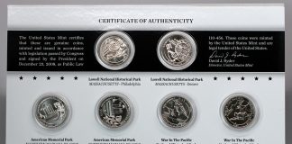US Mint Sales: Uncirculated Quarters and Explore and Discover Sets Debut Photo of 2019 America the Beautiful Quarters Uncirculated Coin Set