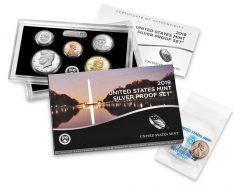 U.S. Mint 2019 Silver Proof Set and W cent