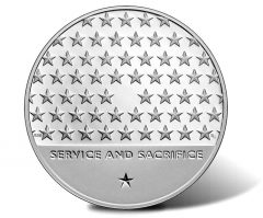 American Veterans Silver Medal - Reverse