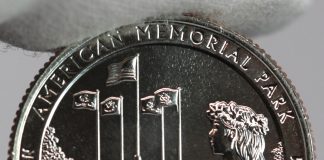 U.S. Mint Coin Production In May Drops Near 5-1/2-Year Low 2019 American Memorial Park Quarter