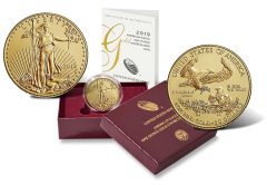 2019-W $50 Uncirculated American Gold Eagle, Case and Cert