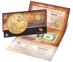 2019 Native American $1 Coin and Currency Set, US Mint image