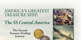 Bowers-Manley Book Reveals Secrets of S.S. Central America Treasure America's Greatest Treasure Ship Dust Jacket