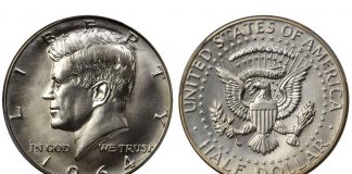 1964 Kennedy Sets $156,000 Record In Stack’s Auction 1964 Kennedy Half Dollar. SMS. Specimen-68 (PCGS)