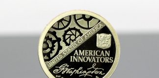 US Mint Raises Prices on Older Products 2018-S Proof American Innovation $1 Coin - photo of reverse