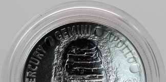 U.S. Mint-BEP Products Pair Apollo 11 Coins with Kennedy-Apollo 11 Print