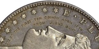 NGC Certifies One Of The First Ten Morgan Dollars From The San Francisco Mint Close Up of One of the first 10 Morgan Dollars struck by the San Francisco Mint