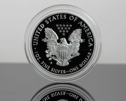CoinNews photo of a 2019-S Proof American Silver Eagle - reverse