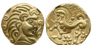 French Coins Dating From 59 B.C. In $10M Exhibit At September Long Beach Expo Parisii gold Stater
