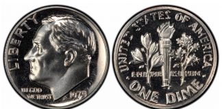 Record-Breaking 1975 No S Proof Dime Changes Hands Twice In Less Than A Week 1975 no S proof dime PCGS PR68