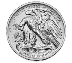 2019-W $25 Reverse Proof American Palladium Eagle - Reverse Side