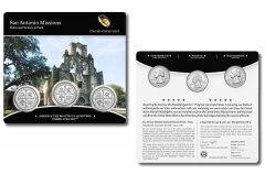 San Antonio Missions Quarters Three-Coin Set