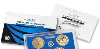 US Mint Sales: 2019 American Innovation $1 Proof Set Debuts 2019 American Innovation $1 Coin Proof Set - US Mint image