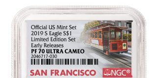 Special NGC Labels For 2019 Limited Edition Silver Proof Set 2019-S American Silver Eagle, NGC Label