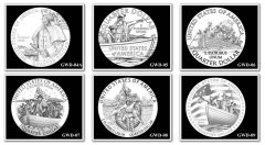 George Washington Crossing the Delaware River Quarter, Designs 4A-9