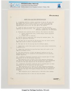NASA's "Ground Rules For Lunar Mission Radiation"