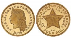 Lot 167: 1879 Flowing Hair Stella