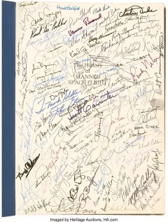 One of the pages from History of Manned Spaceflight | CoinNews One of the pages from History of Manned Spaceflight