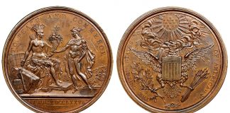 Stack’s Bowers November 2019 Baltimore U.S. Coin and Medal Auction Highlights 1792 United States Diplomatic Medal.