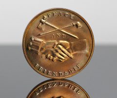 John Quincy Adams Presidential Bronze Medal – Reverse