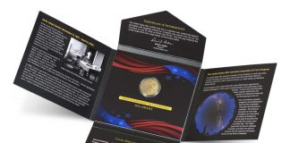 2019-S Reverse Proof Delaware American Innovation $1 Coin Release U.S. Mint image 2019-S Reverse Proof Delaware American Innovation Dollar and Packaging