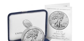 2019-S Enhanced Reverse Proof American Silver Eagle Release (Updated) U.S. Mint product images of 2019-W Enhanced Reverse Proof American Silver Eagle