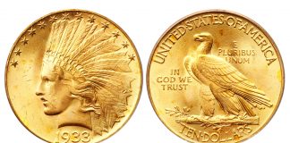 $50 Million Gold Eagles From Tyrant Collection At February Long Beach Expo 1933 $10 Gold Eagle