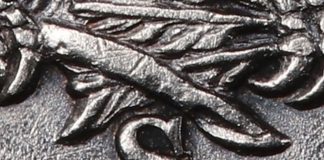 Nine Rare 1856-S/s Quarters Discovered In SS Central America Treasure Close up SS Central America discovered 1856 S over s quarter
