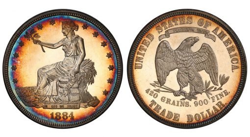 1884 Proof Trade Dollar