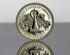 2019-S Reverse Proof New Jersey American Innovation Dollar - Reverse,a