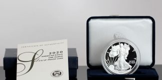 2020-W Proof American Silver Eagle Starting Sales And Photos 2020-W Proof American Silver Eagle, Presentation Case and Cert