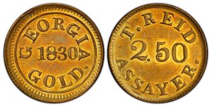 Georgia-Struck 1830 Gold Coin Sells For Record $480,00 in Atlanta