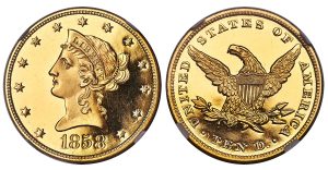 Legendary 1858 Gold Coin Highlights Heritage April Sale