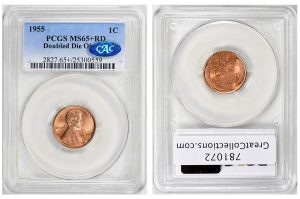 1955 Cent Sells For Record $125,000 In GreatCollections Auction