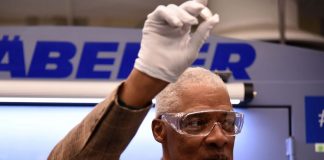 2020 Basketball Hall of Fame Commemorative Coin Images Dr. J after striking coin