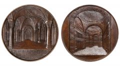 Hagia Sophia at Istanbul Bronze Medal, ND (1858)