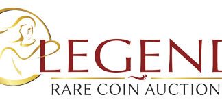 LRCA Announces Weekly Internet Only Auctions Logo for Legend Rare Coin Auctions