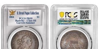 PCGS-Certified Pogue 1804 Silver Dollar Sold for $1.44M by Stack’s Bowers Pogue 1804 silver dollar