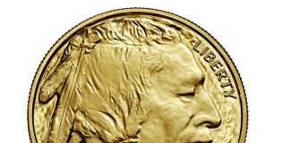 2020-W $50 Proof American Buffalo Gold Coin Released 2020-W $50 Proof American Buffalo Gold Coin - Obverse