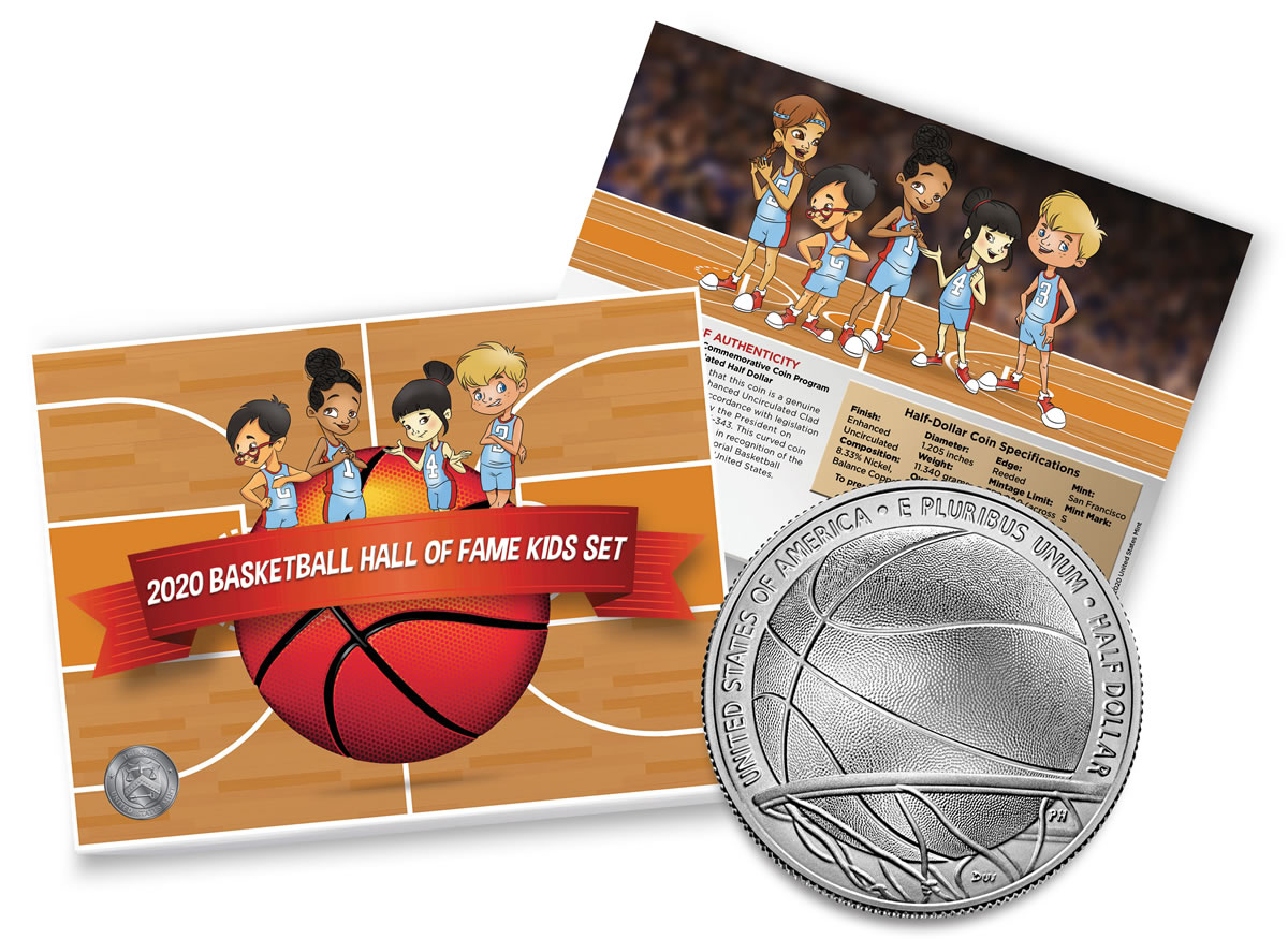 2020 Basketball Hall of Fame Commemorative Coin Release Dates and