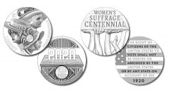 Women's Suffrage Centennial Silver Dollar and Silver Medal Designs